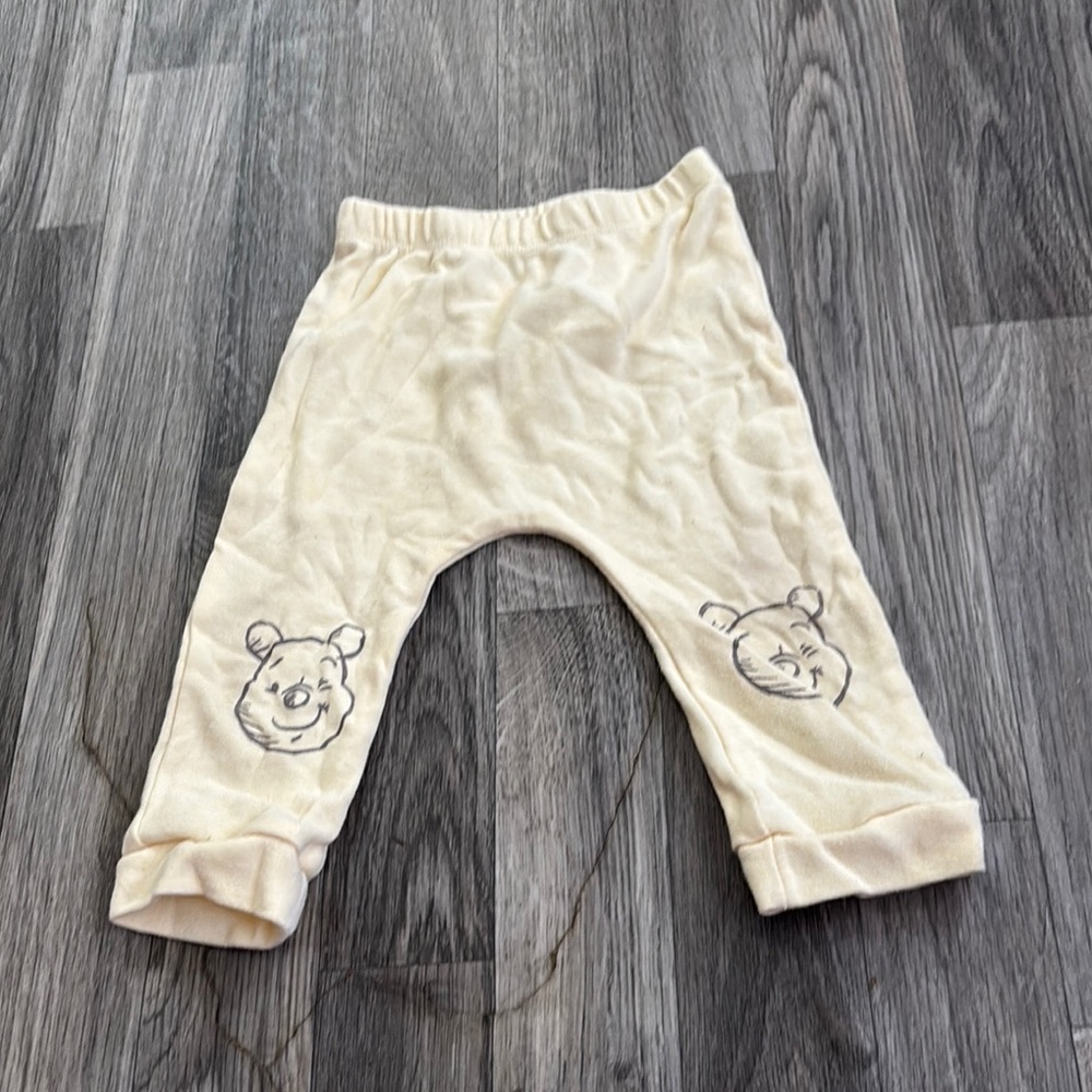 Disney Cream Winnie the Pooh Kids Casual Bottoms